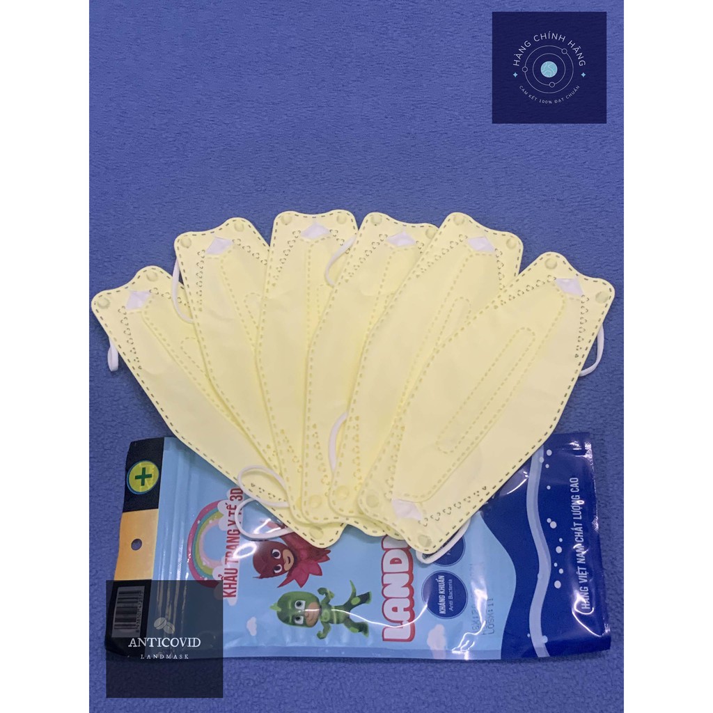 Khẩu trang 3d trẻ em Hàn Quốc Landmask kháng khuẩn loại 4 lớp | BigBuy360 - bigbuy360.vn
