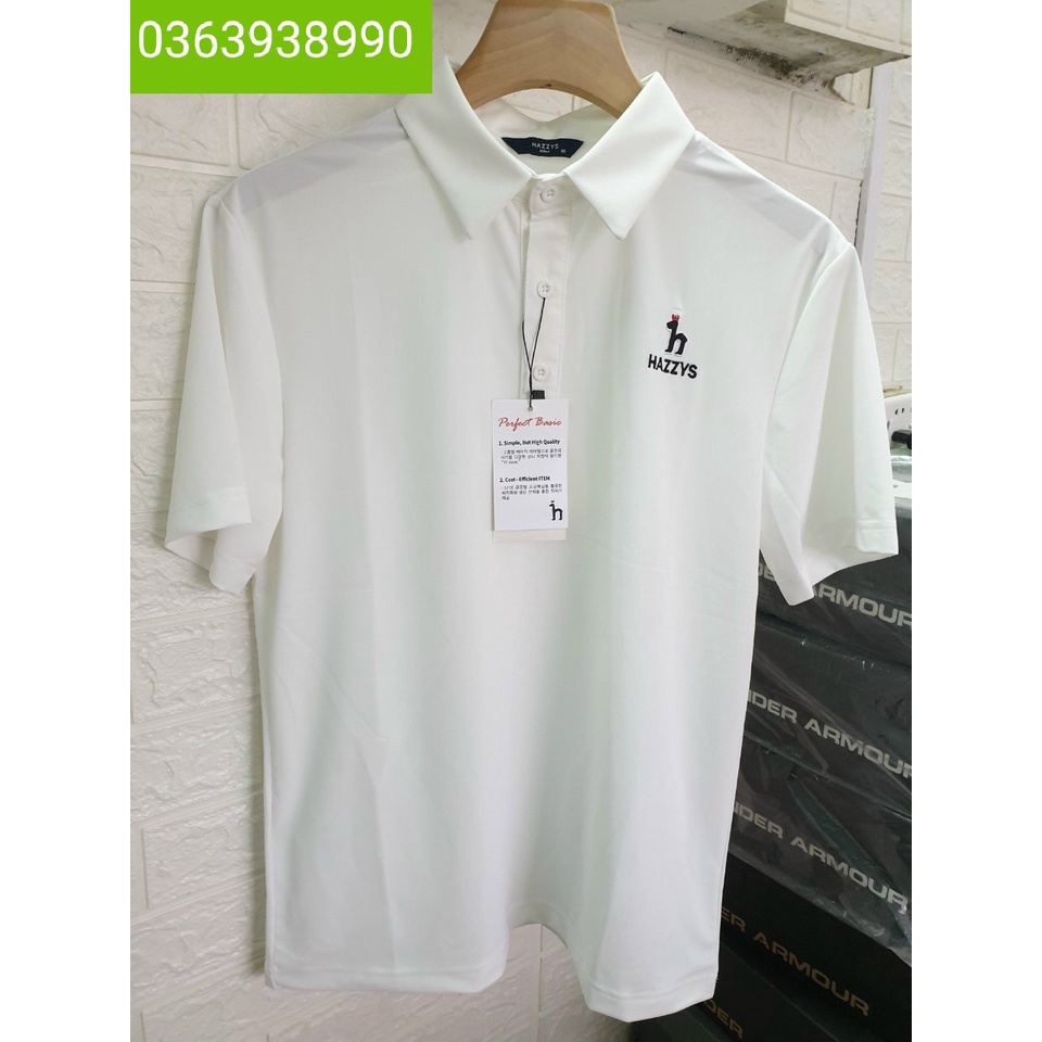 ÁO CỘC GOLF NAM HAZZYS CHẤT THUN LẠNH,CO GIÃN 4 CHIỀU