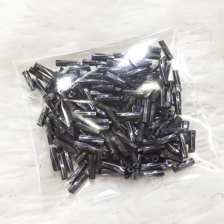 Hạt cườm xoắn gãy ông trúc nhật xoắn kết áo nhiều màu gói 10gr