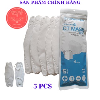 Gía sỉ Khẩu Trang KF94 - 50 Chiếc Khẩu Trang KF94 4D TT Mask  5 Túi