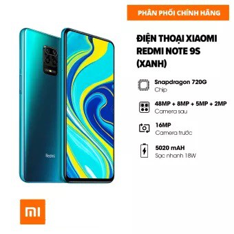 Điện thoại Xiaomi Redmi Note 9S - Hàng Chính Hãng Digiworld