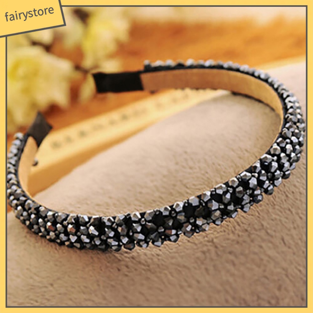 Băng đô đính đá thời trang cho nữ