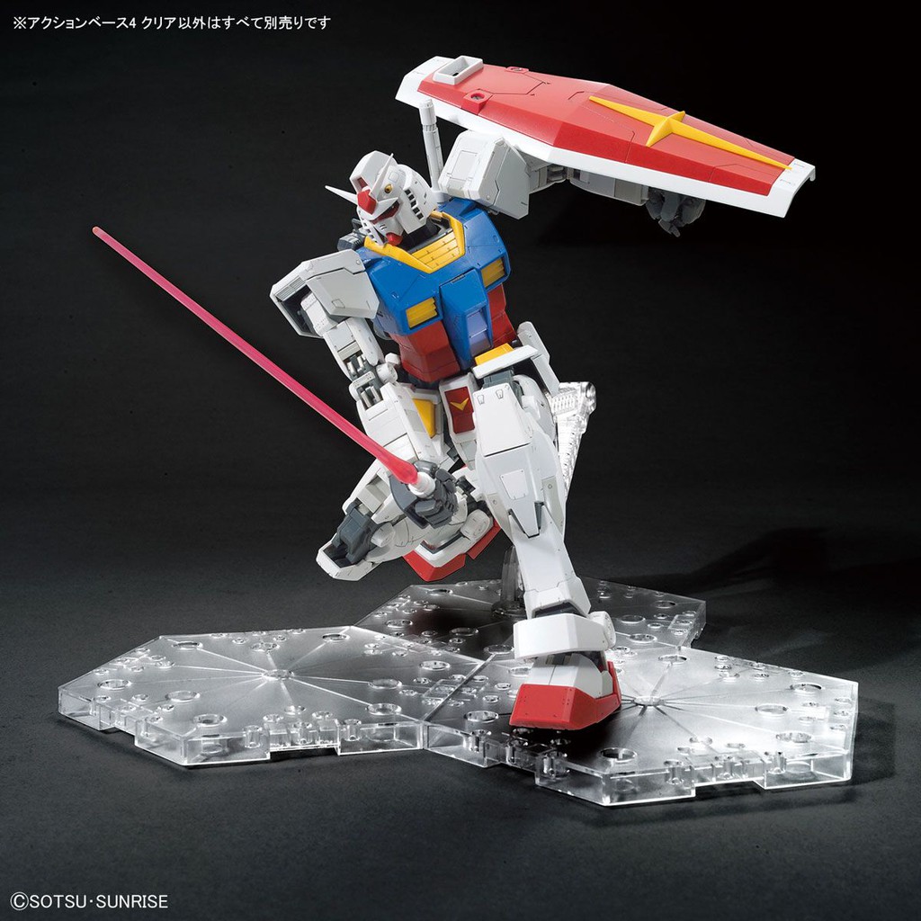 Giá trưng bày Gundam Action Base 4 Display HG RG MG trong suốt Bandai