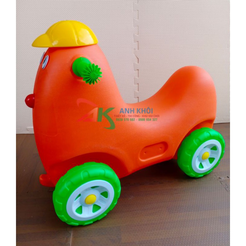 Xe chòi chân con gà nhiều màu, xe đẩy chân cho bé