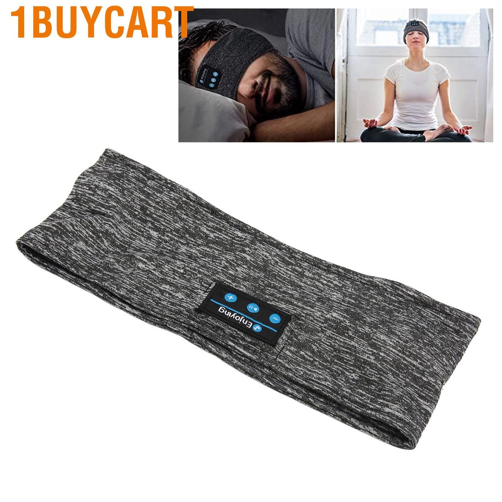 1buycart Wireless Sleep Headphones Ultra Thin HD Stereo Speakers Bluetooth Sports Headband for Sleeping Workout