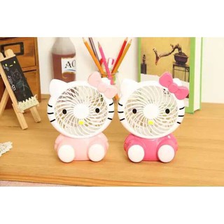 Quạt tích điện usb mini Helo kitty