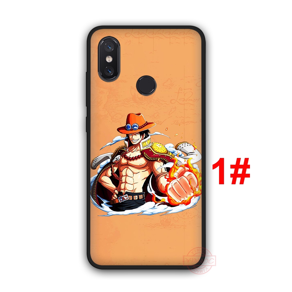 Ốp điện thoại mềm in hình anime One Piece cực chất cho Xiaomi Mi 8 SE 9 SE A2 Lite 8 Lite A1 F1 5X 6X Max 3