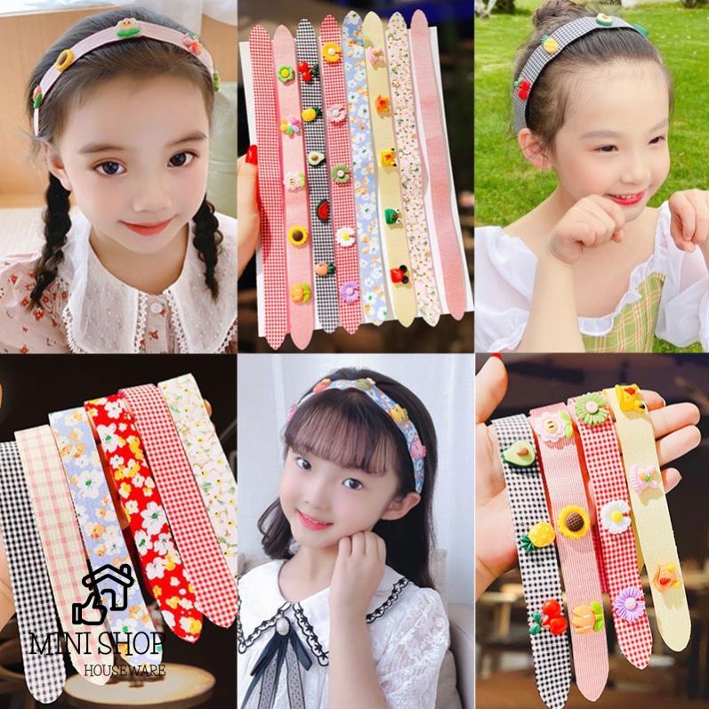 Bờm Dán Tóc, Băng Đô Cài Mái Hàn Quốc Siêu Xinh Cho Bé Gái