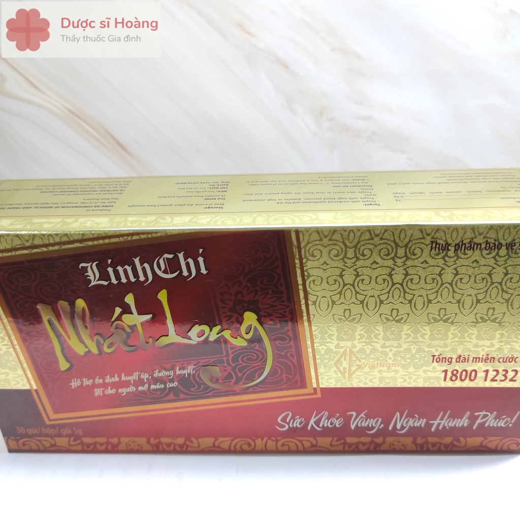 Linh Chi Nhất Long - Hỗ Trợ Ổn Định Huyết Áp, Đường Huyết, Tốt Cho Người Mỡ Máu Cao