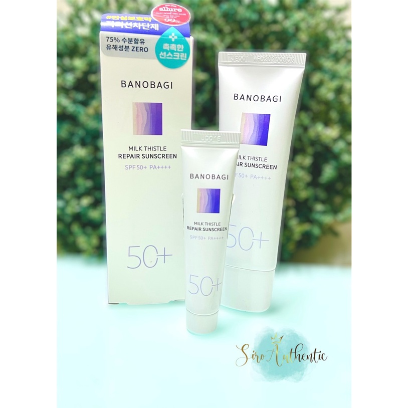 Kem chống nắng Banobagi Milk Thistle Repair Sunscreen – mini 15ml
