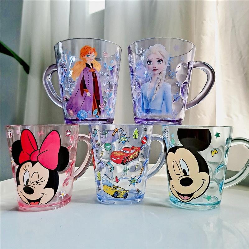 _Ly uống nước Disney 260ml có quai cầm cho bé.