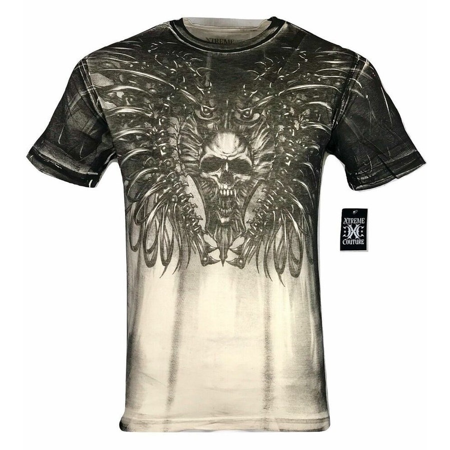 XTREME Áo Thun In Hình Đầu Lâu Cá Tính Cho Nam MMA S-3X40