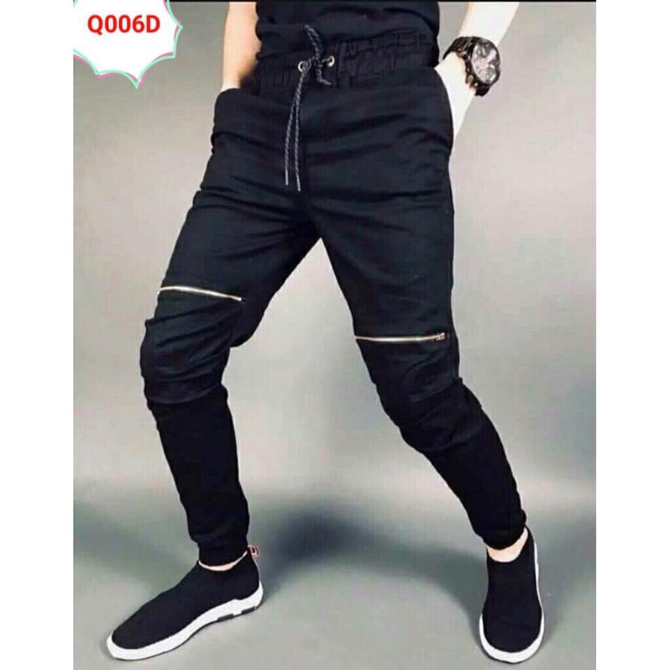 Quần jogger kaki có khóa zipper  - JK2