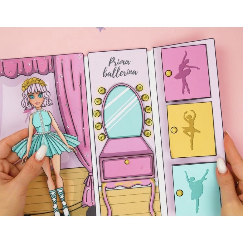 BÚP BÊ GIẤY SÀN DIỄN BALÊ