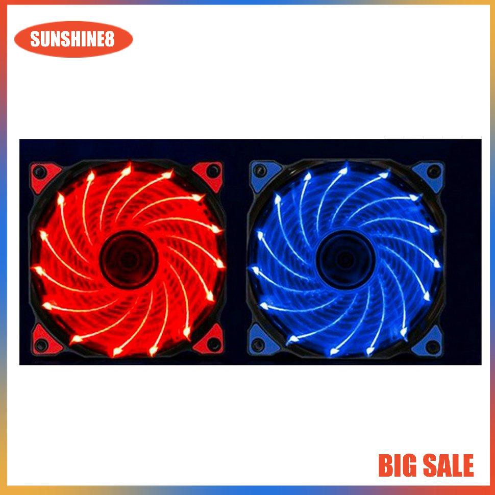 Quạt Tản Nhiệt 120mm 12v 3 / 4pin Cho Máy Tính