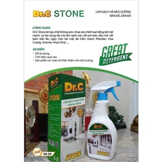 Dung dịch tẩy sơn , DR.C STONE Dung dịch làm sạch và bảo dưỡng bàn đá sàn đá