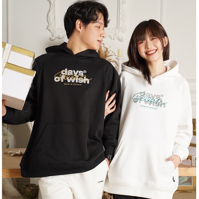 Áo Hoodie nỉ bông N7 SDOW basic nam nữ form rộng thu đông Local Brand