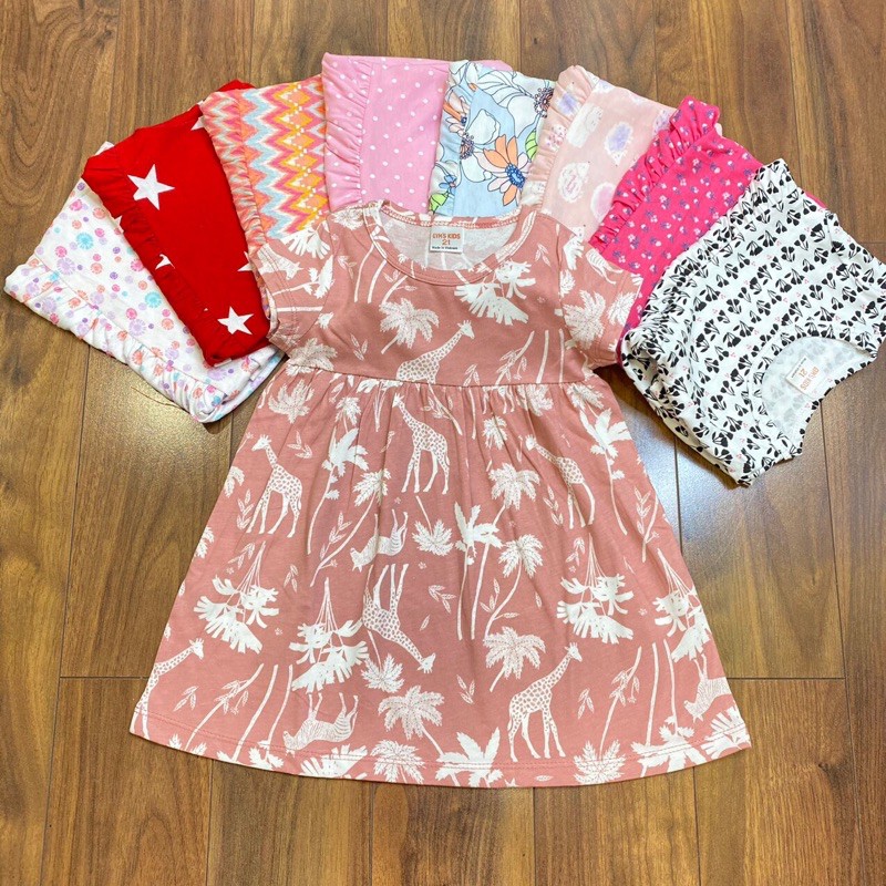 Váy cotton bé gái