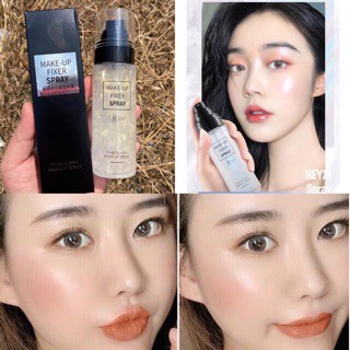 Xịt khoá nền & bắt sáng căng bóng lớp makeup hanumu