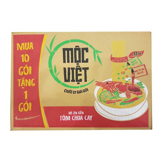 Thùng mì Mộc Việt (30 gói x 75g)