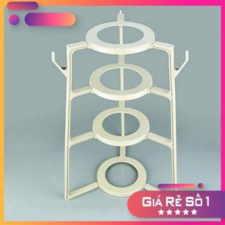 Kệ để nồi và chảo đa năng Tashuan TS3387 - Kệ Để Nồi Xoong Chảo Tiện Dụng
