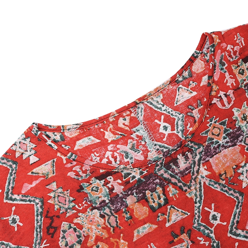 Đầm Maxi ZANZEA Dáng Rộng Tay Lửng Thời Trang Cho Nữ