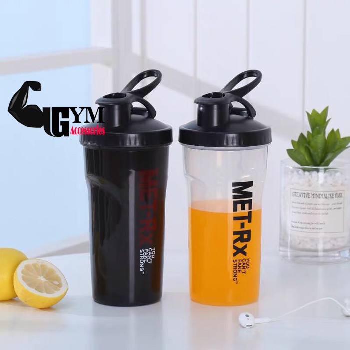 Bình nước thể thao bình lắc shake bottle Met-RX