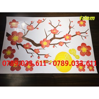 Decal trang trí Tết 2021