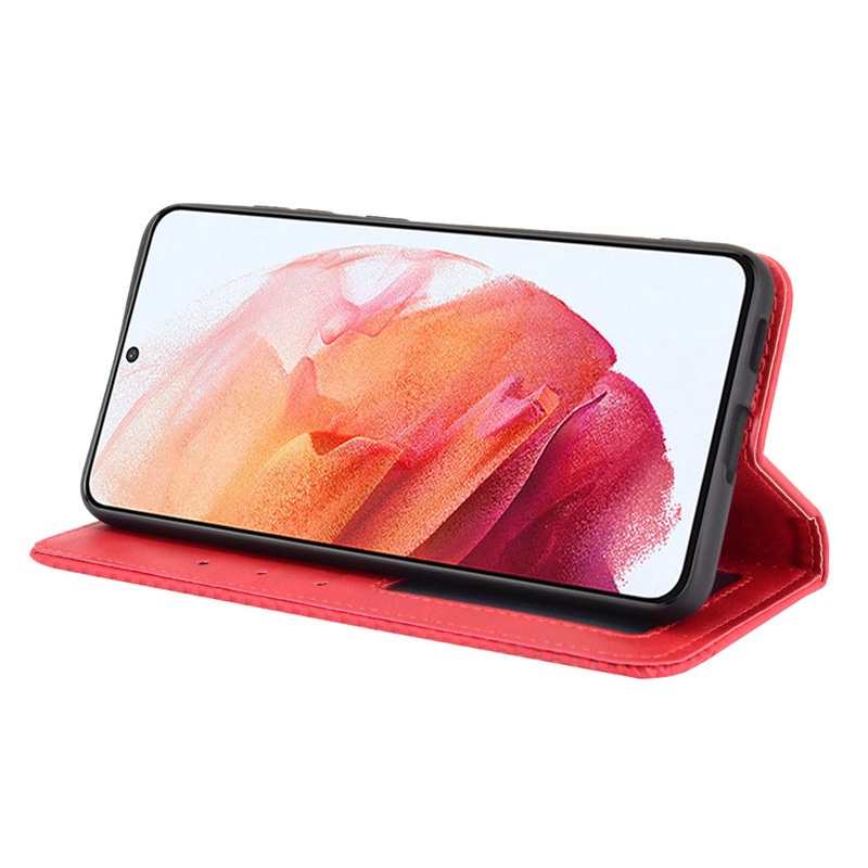 Bao da dạng ví Samsung S22 Ultra 5G, S22 5G, S22 Plus 5G, S21 Fe 5G  có nắp gập, ngăn đựng thẻ ATM tiền