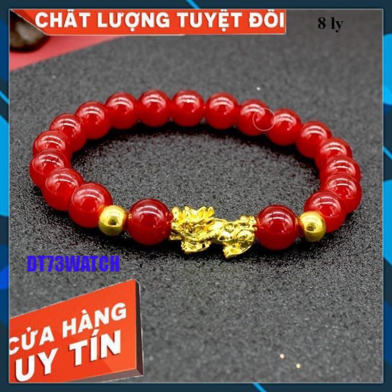 Vòng tay Tỳ Hưu hạt tròn mạ vàng,mang lại may mắn,tài lộc,Hạt đen đều, tròn, bóng đẹp.để trấn nhà, tránh tà khí,phát tài