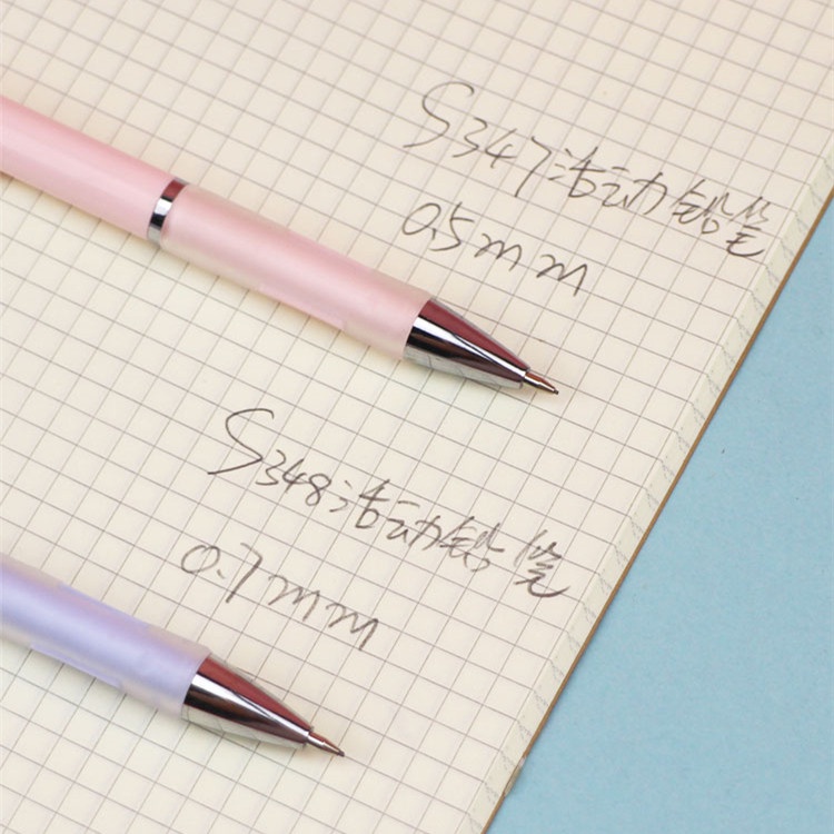 Bút Chì Bấm Bằng Nhựa Nhiều Màu Ngòi 0.5mm 0.7mm