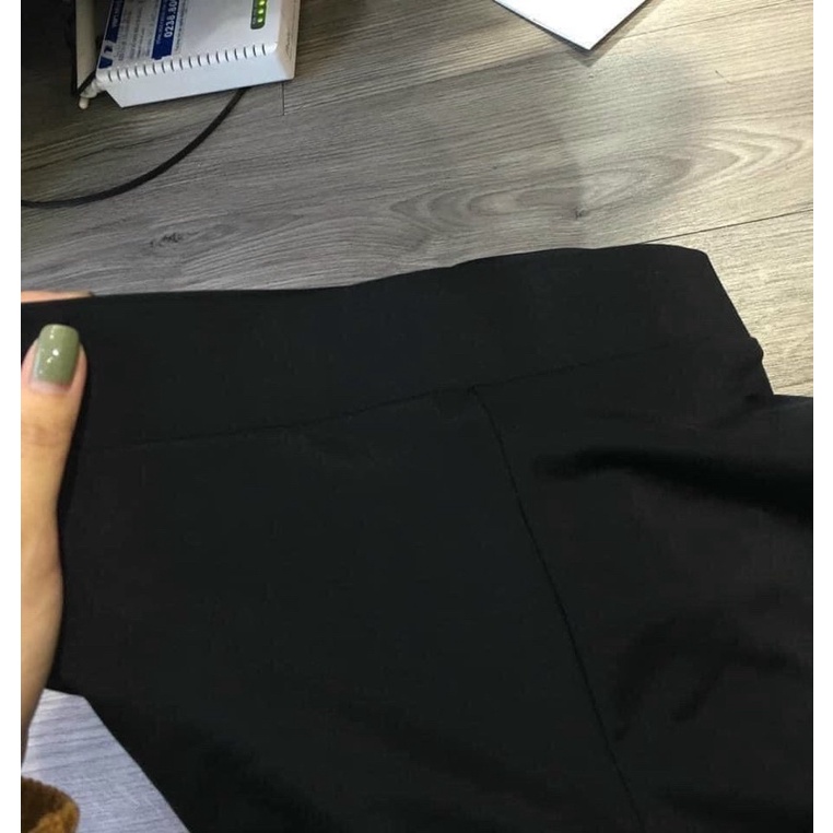 QNU83 - QUẦN LEGGING ĐEN DÀI CUỘN ZR | WebRaoVat - webraovat.net.vn