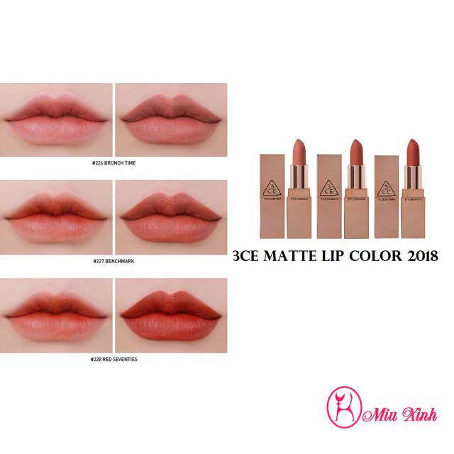 SON LILY MAYMAC 2018 3CE Stylenanda Lip Color