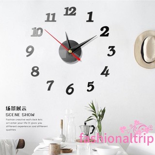 2 Đồng hồ dán tường trang trí 3D