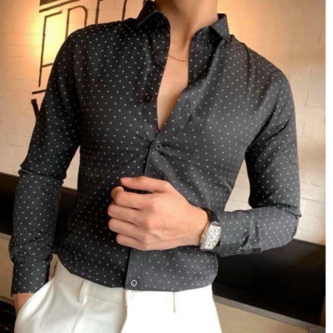 Áo Sơ Mi Nam Dài Tay Họa Tiết Cực Sang | BigBuy360 - bigbuy360.vn