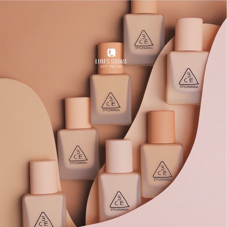 Kem Nền 3CE Velvet Fit Foundation