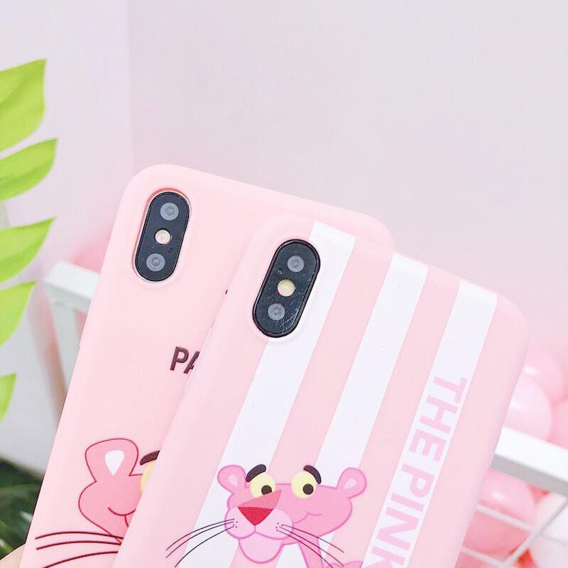 [Mã ELORDER5 giảm 10K đơn 20K] [ IPHONE ] Ốp Lưng Silicon PinkPanther - B100