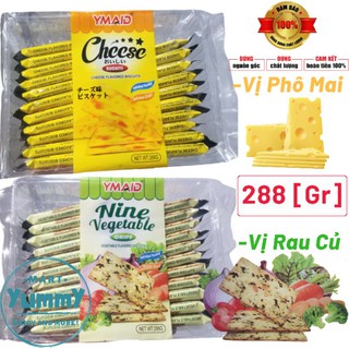 Bánh Quy YMAID HongKong 288 gram (vị Rau Củ và Phô Mai)