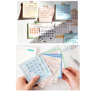 GIẤY NOTE KẾ HOẠCH 21 NGÀY