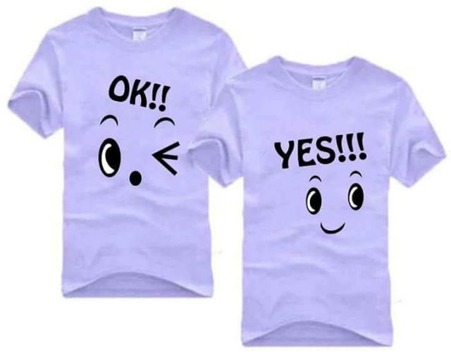 áo đôi tình yêu nam nữ áo đôi tình yêu áo đôi bạn thân nam nữ chất cotton mịn mát