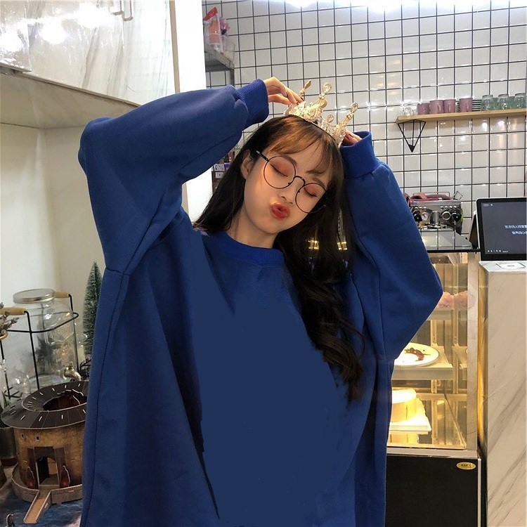 Áo sweater xanh dương chất đẹp