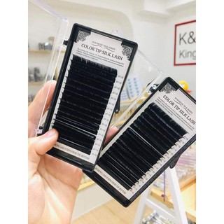 mi khay tip color silk lash 16 line