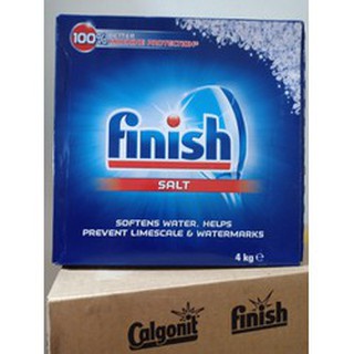 Muối rửa bát Finish Nhập Khẩu Đức 4kg dùng cho Máy rửa bát