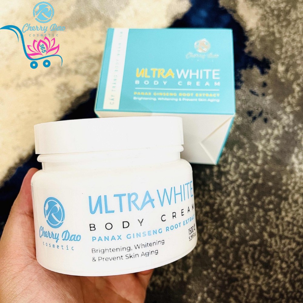 Kem Body Ultra White CRD Cherry Đào Dưỡng Trắng Da Toàn Thân Ban Đêm