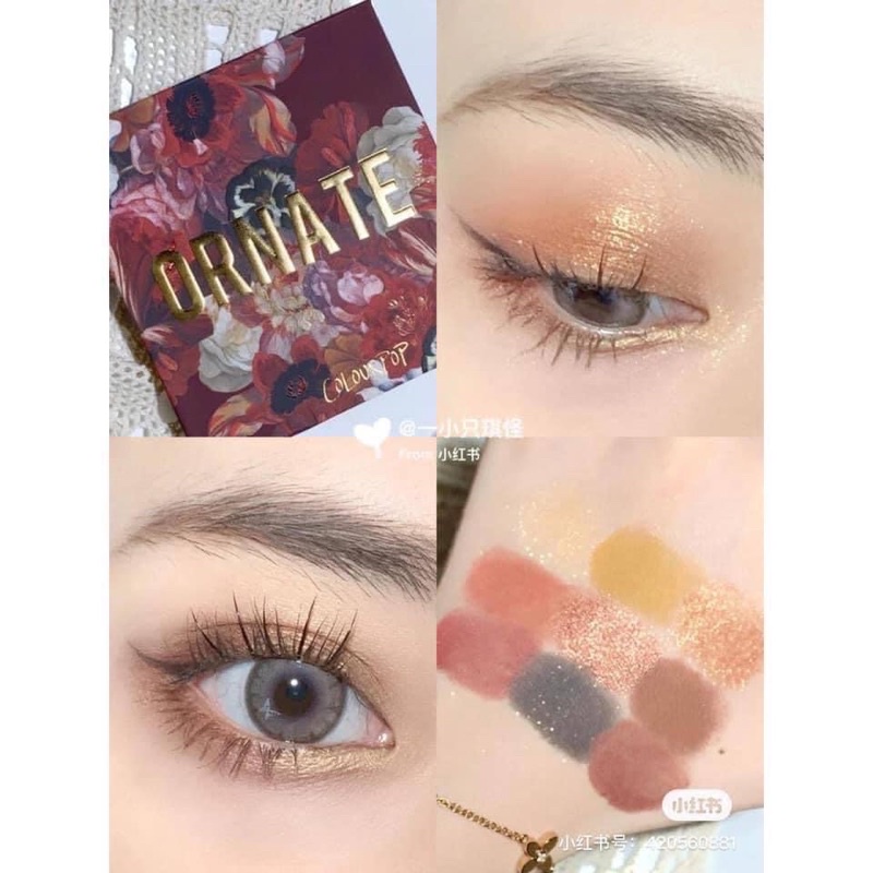 Bảng phấn mắt 9 ô COLOURPOP ORNATE EYESHADOW PALLET | BigBuy360 - bigbuy360.vn