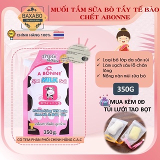 MUỐI TẮM SỮA BÒ TẨY TẾ BÀO CHẾT A BONNE SPA MILK SALT THÁI LAN 350GR - HÀNG CHÍNH HÃNG C.A.C - BAXABO