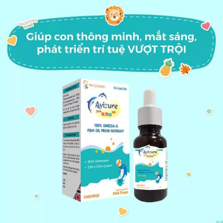 ComBo Bộ 3 Sản Phẩm Bổ Sung Vi Dưỡng Chất Cho Bé. Avisure DHa,Safoli Drop,Vitamin D3-Mk7