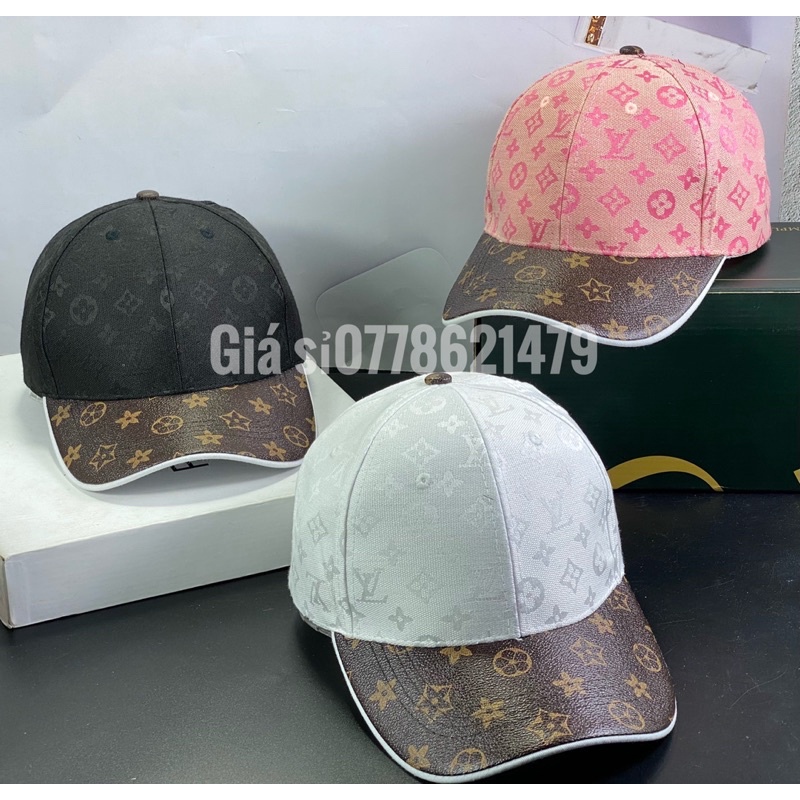 mũ lưỡi trai - nón kết lụa phối da vnxk sành điệu unisex thời trang