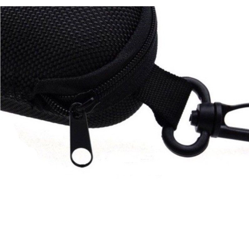 Hộp đựng kính có dây kéo và móc khóa