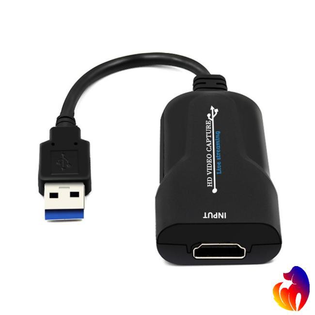 Portable USB 3.0 HDMI Game Capture Card Video Reliable Streaming for Live Adapter Video Recording Broadcasts